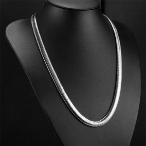  SC008 Stainless Steel Basic Link Chain Necklace Men Women  10 Meters per Bag 